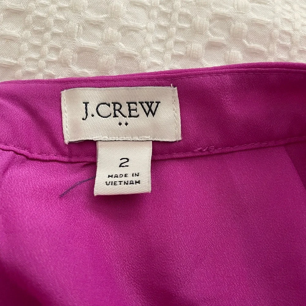 J. Crew Vibrant Purple Midi Skirt - Picture 4 of 6